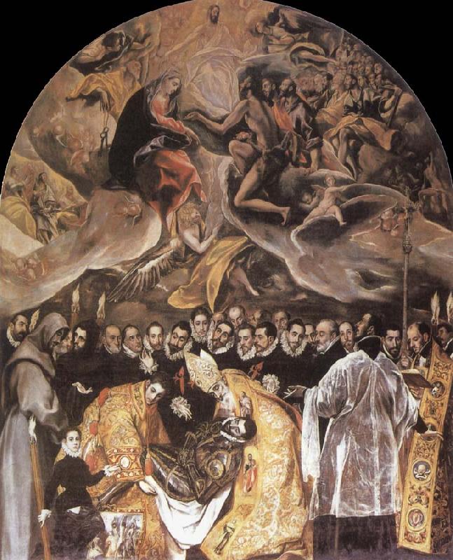 El Greco Burial of Count Orgaz oil painting picture